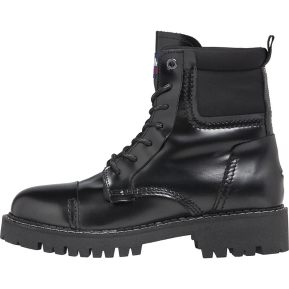 Tommy Jeans Female Black Fashion Pop Color Boot EN0EN01144 BDS | Vilbury London