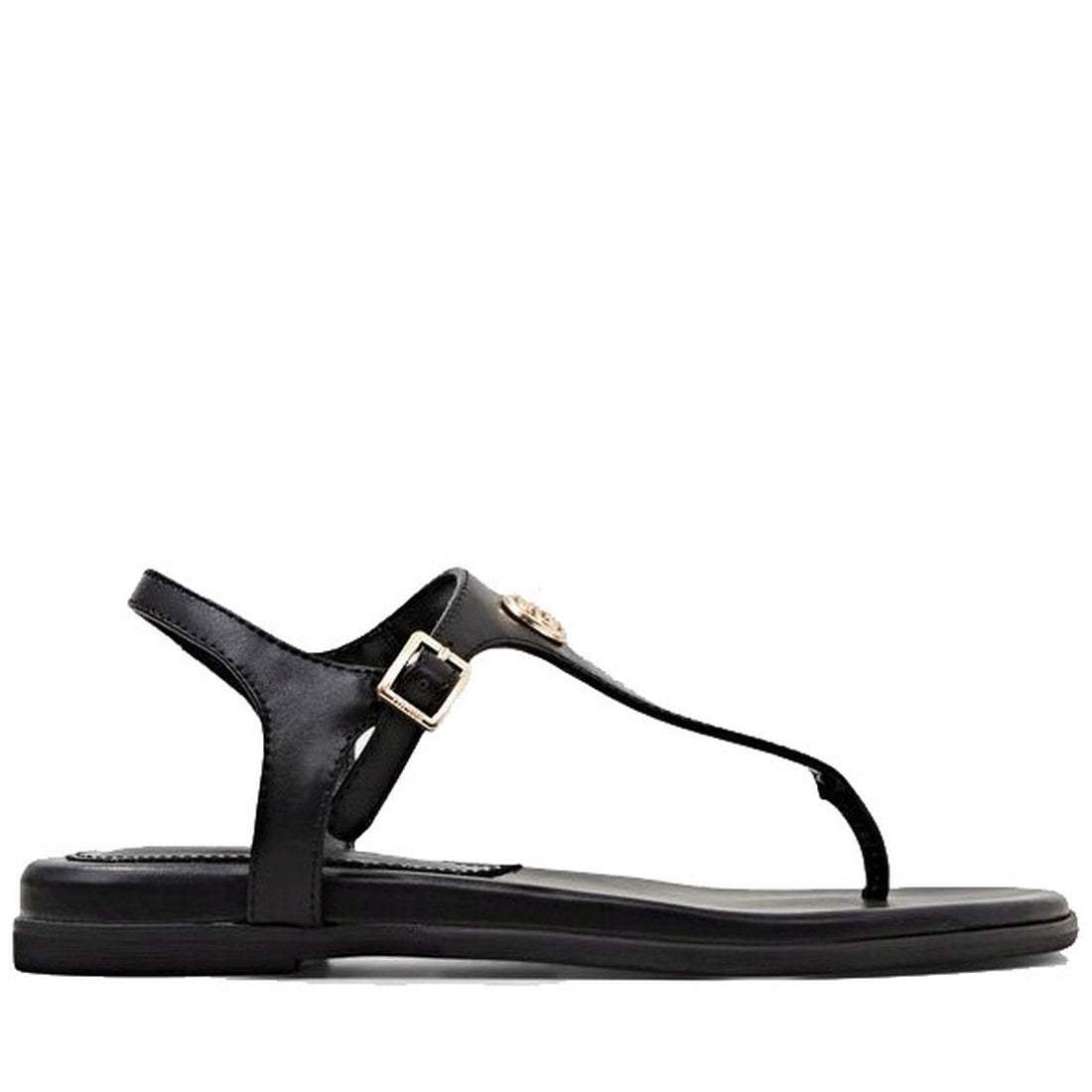 Esprit Womens black casual open sandals | Vilbury London