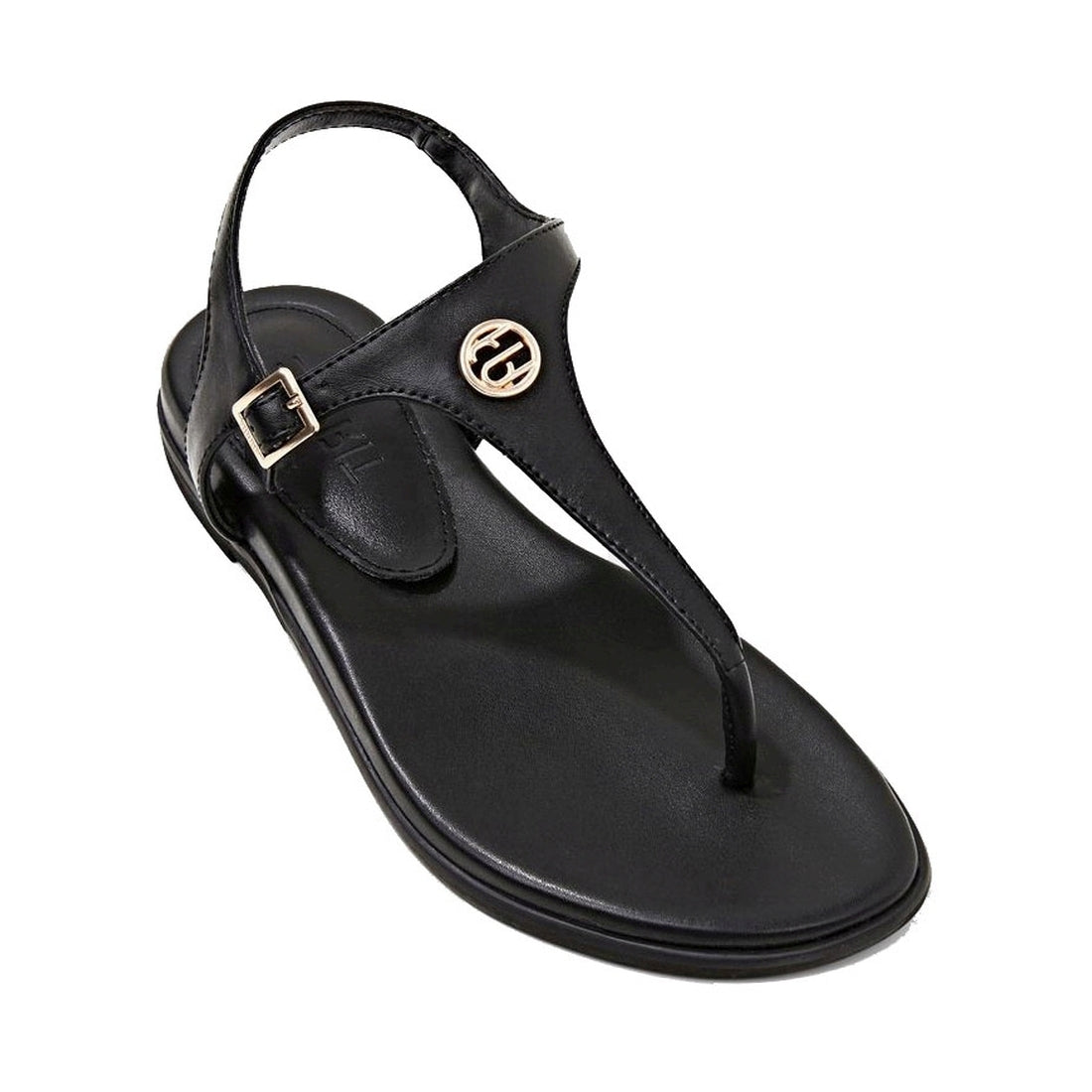 Esprit Womens black casual open sandals | Vilbury London