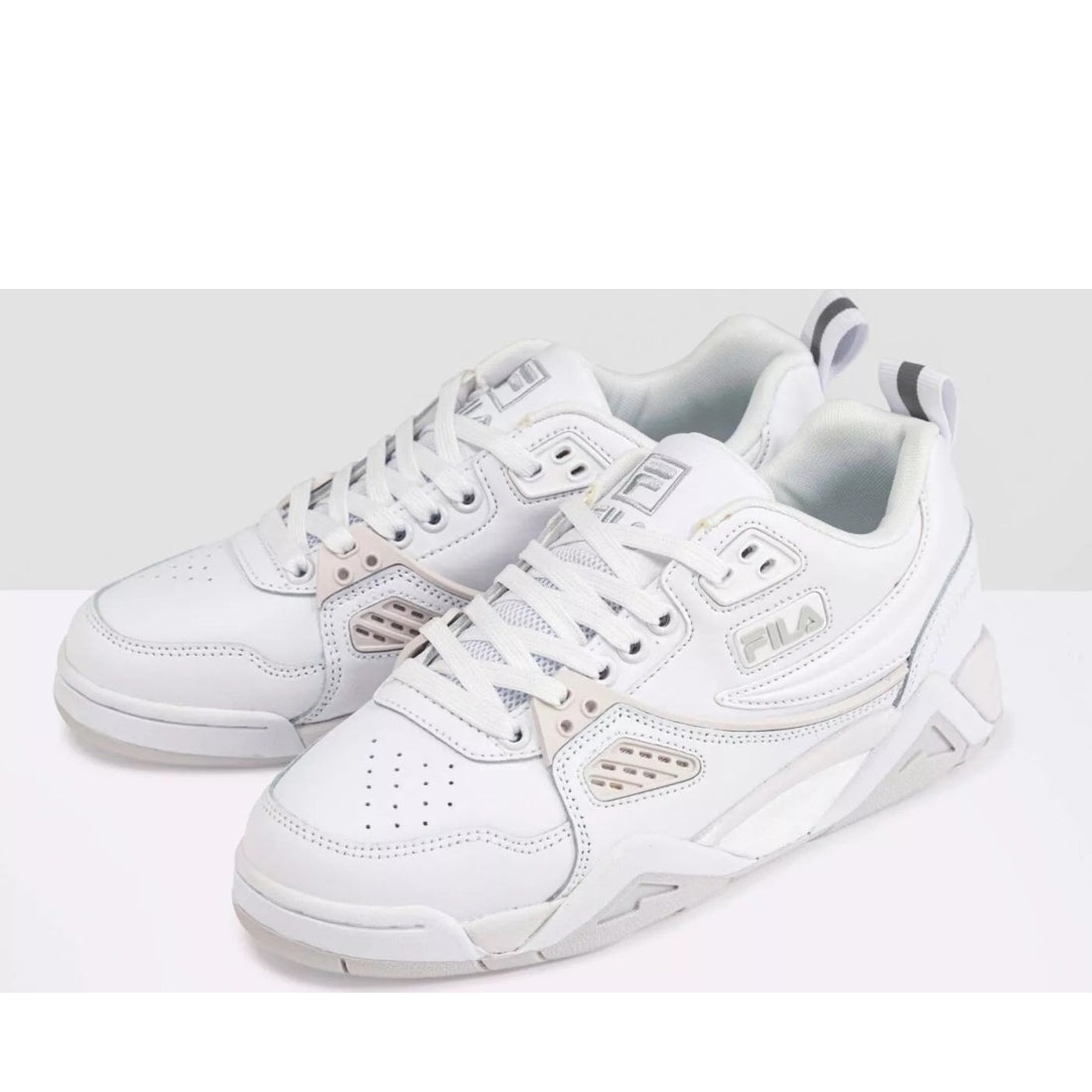 Mens white clearance fila trainers