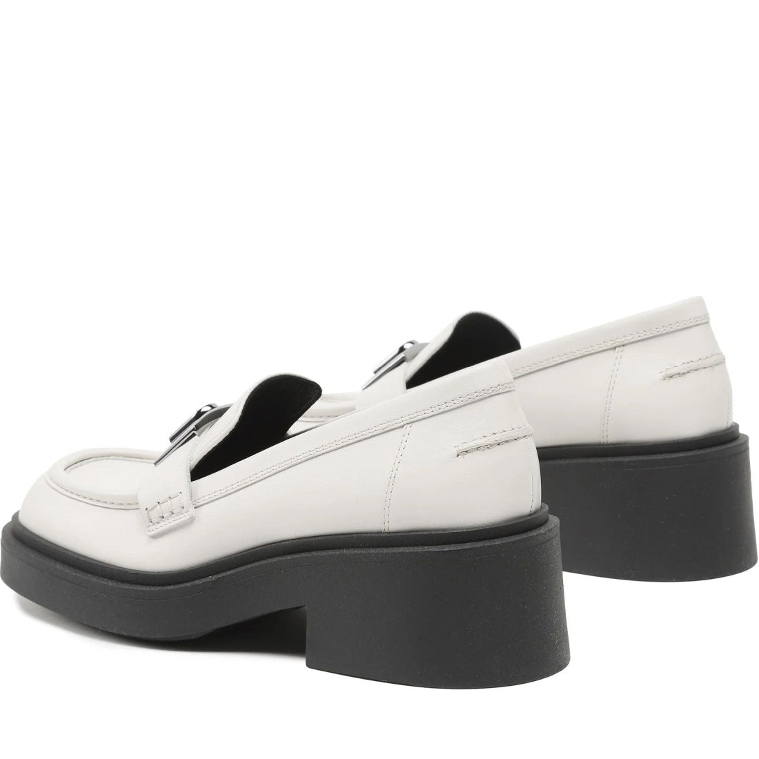 FURLA womens marshmallow, nero furla college loafer | Vilbury London