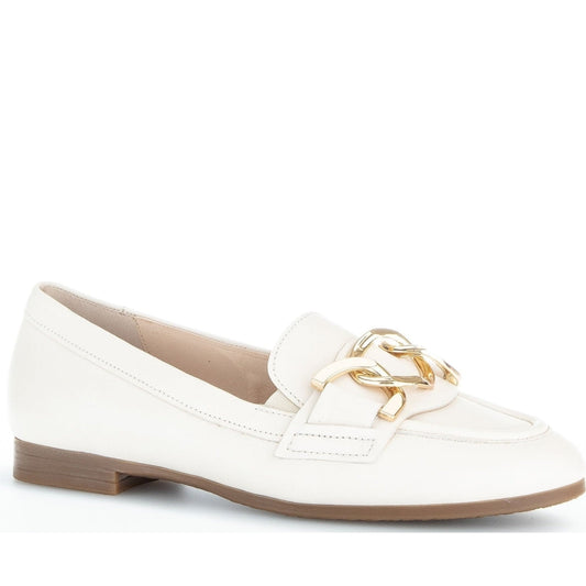 Gabor womens neve (gold) casual closed loafers | Vilbury London