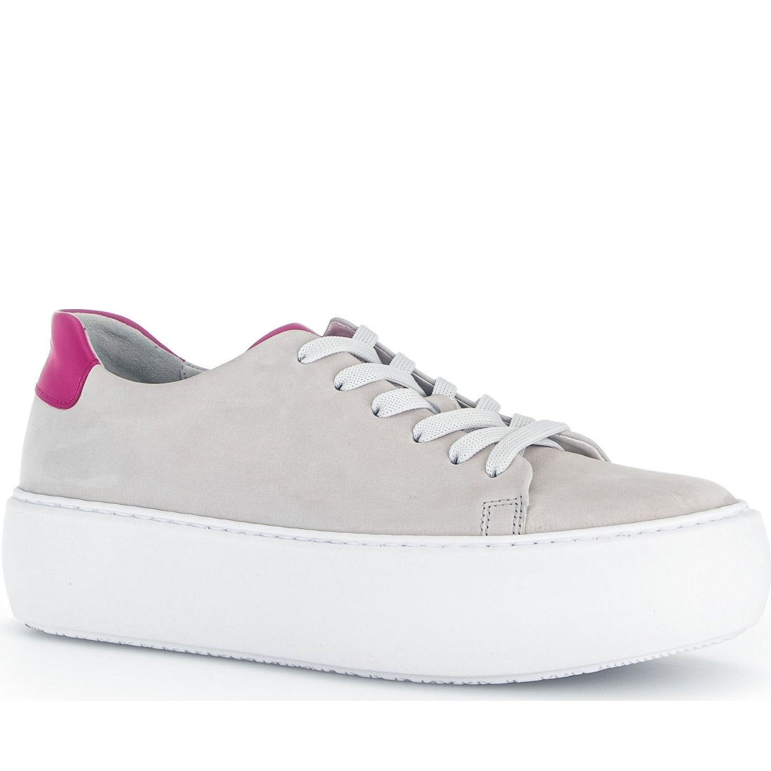 Gabor womens steam, pink casual closed sport shoe | Vilbury London