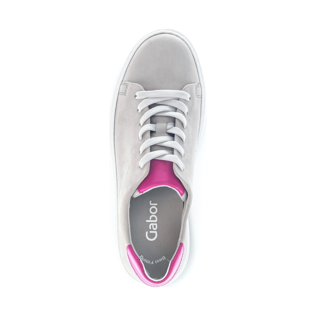 Gabor womens steam, pink casual closed sport shoe | Vilbury London