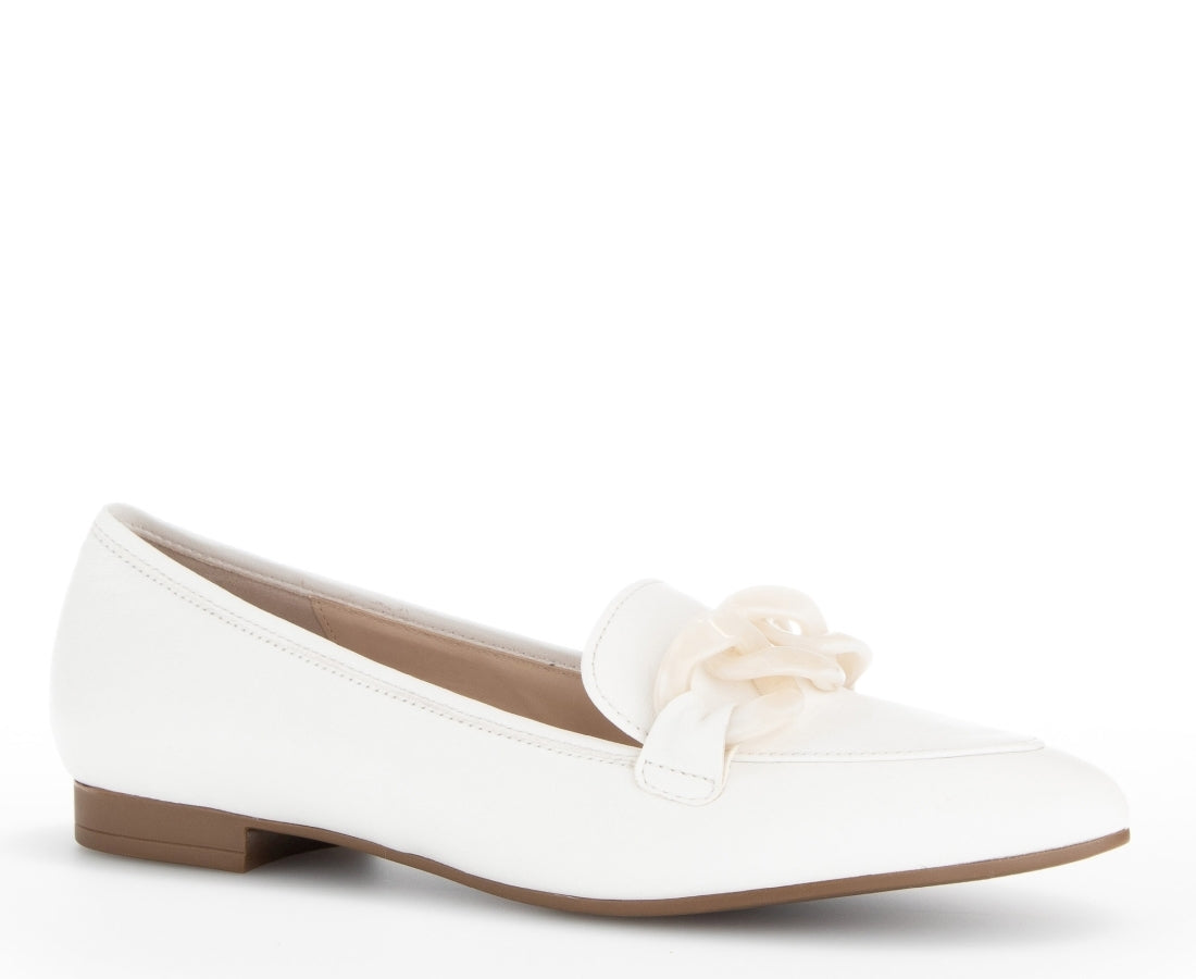 Gabor Womens white casual closed shoes | Vilbury London