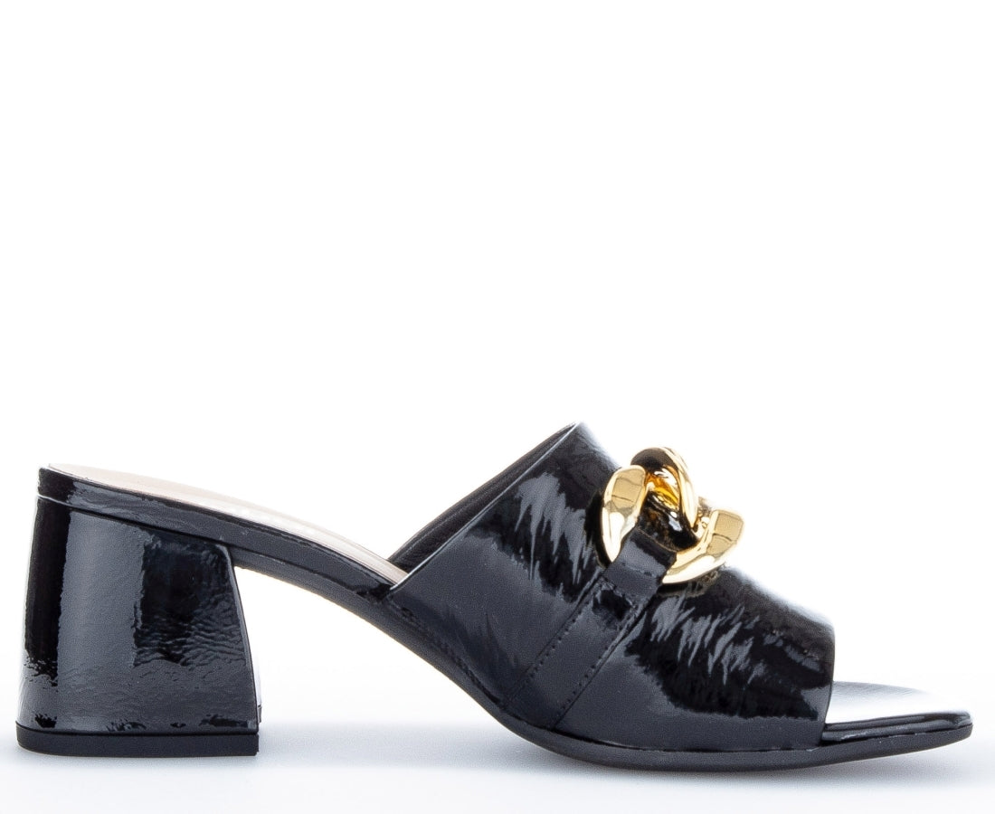 Gabor Womens schwarz casual open sandals | Vilbury London