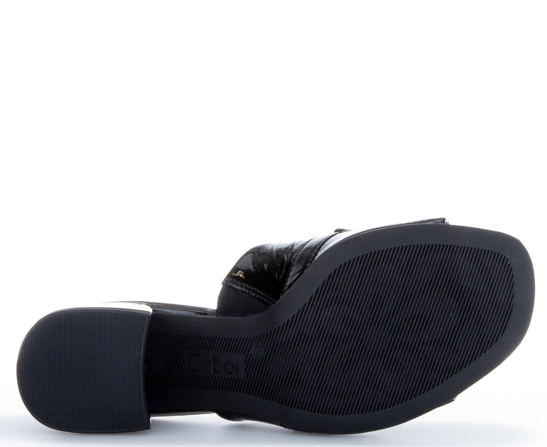 Gabor Womens schwarz casual open sandals | Vilbury London