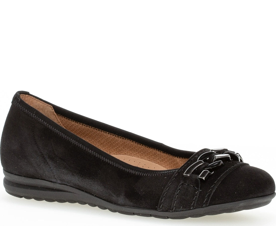 Gabor Womens schwarz casual closed shoes | Vilbury London