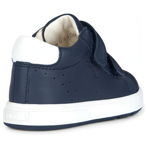 Geox boys navy, blue biglia sport shoes | Vilbury London