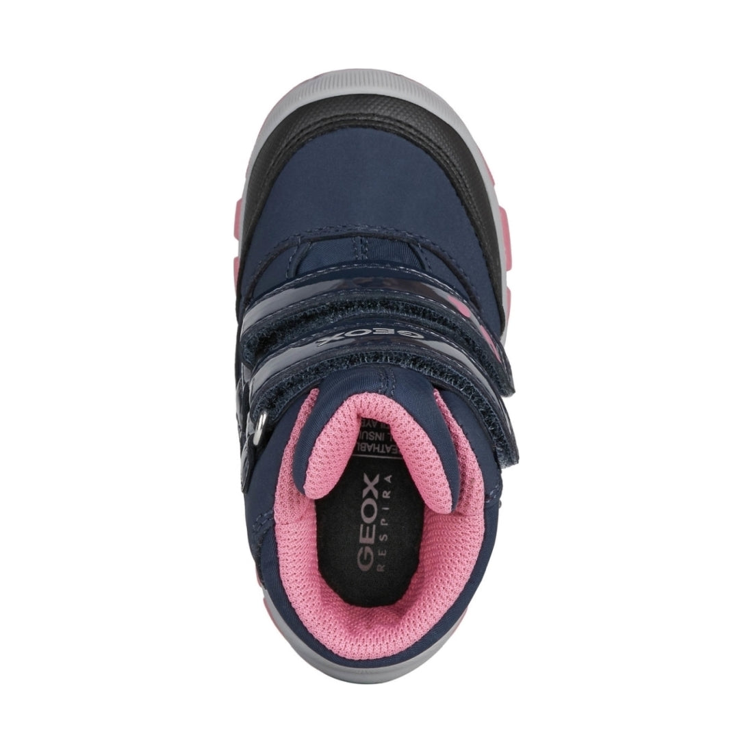 Geox girls Navy Fuchsia flanfil abx booties | Vilbury London