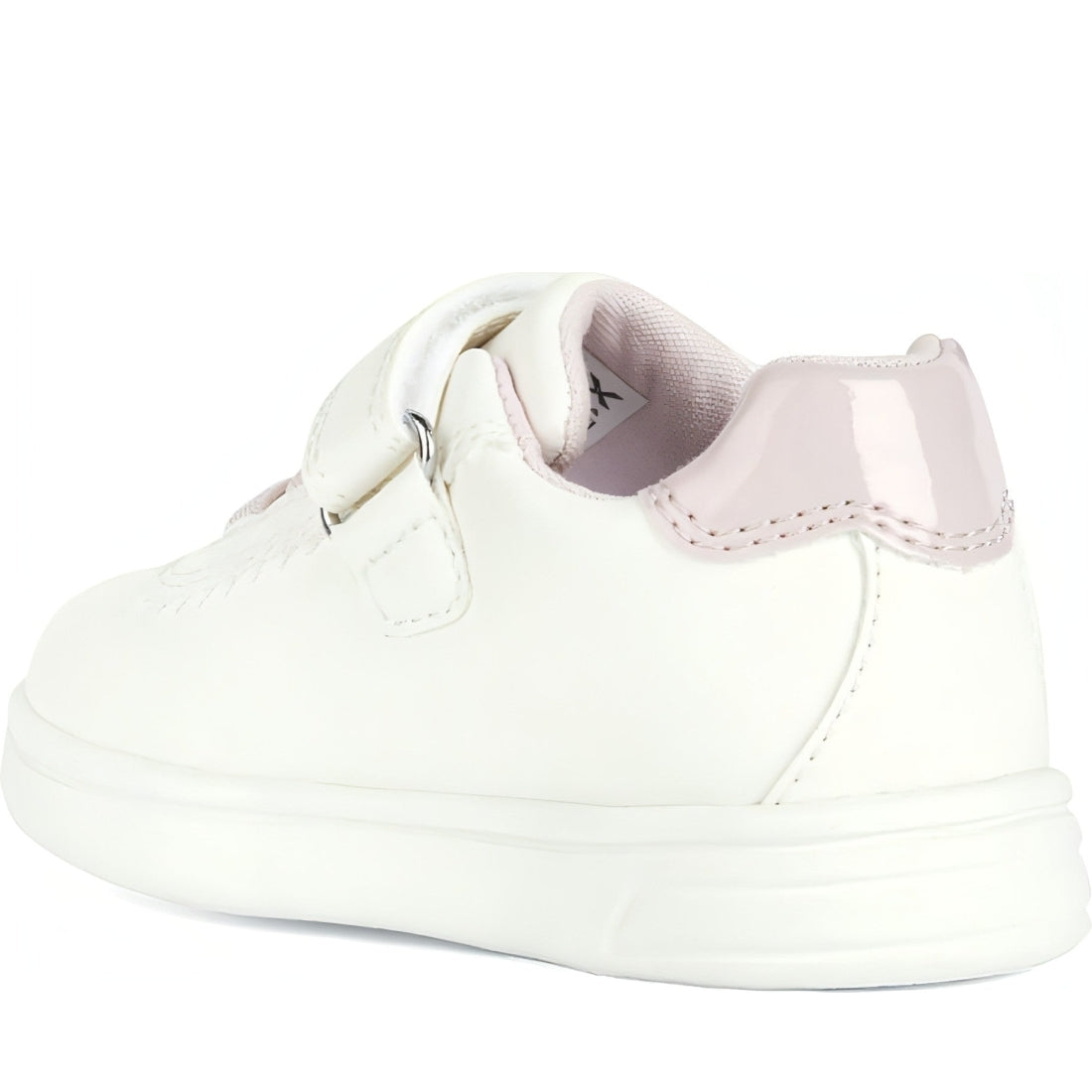 Geox girls white, multicolor djrock sport shoes | Vilbury London