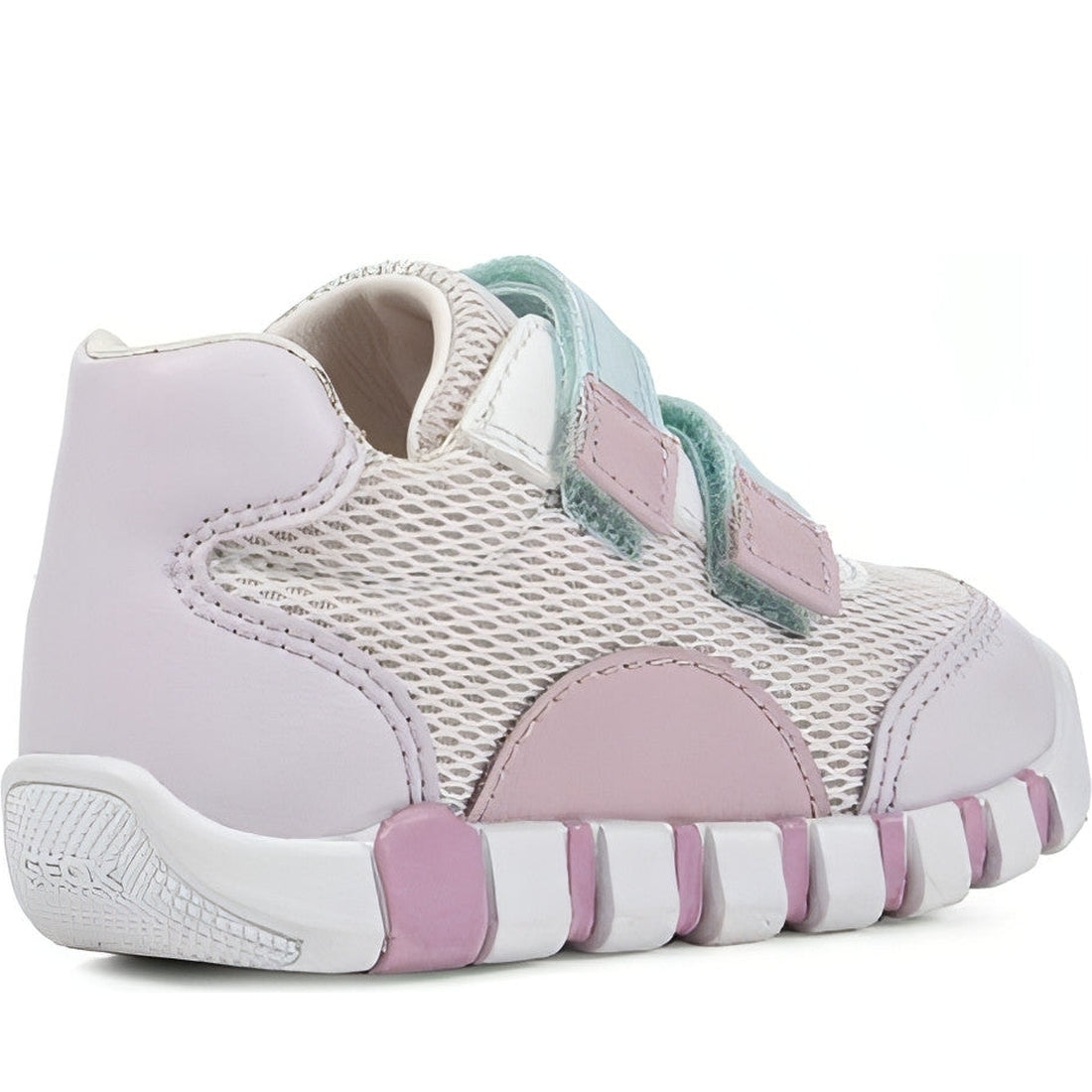 Geox girls pink, lilac iupidoo sport shoes | Vilbury London