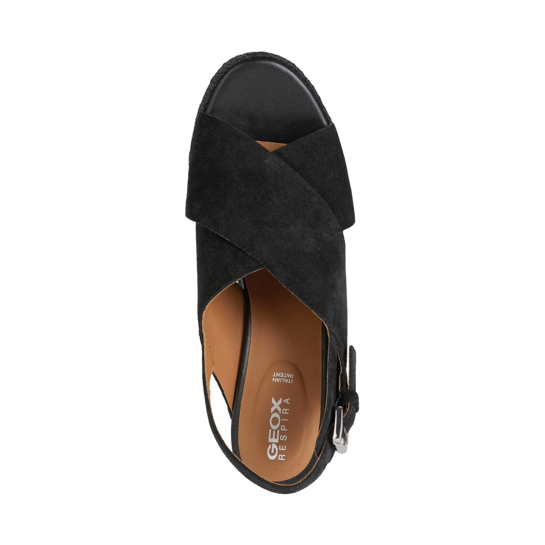 Geox Womens Black ponza sandals | Vilbury London