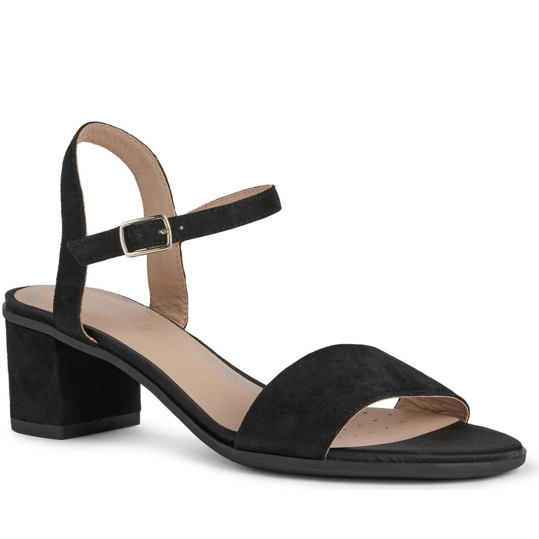 Geox Womens Black aurely 50 sandals | Vilbury London