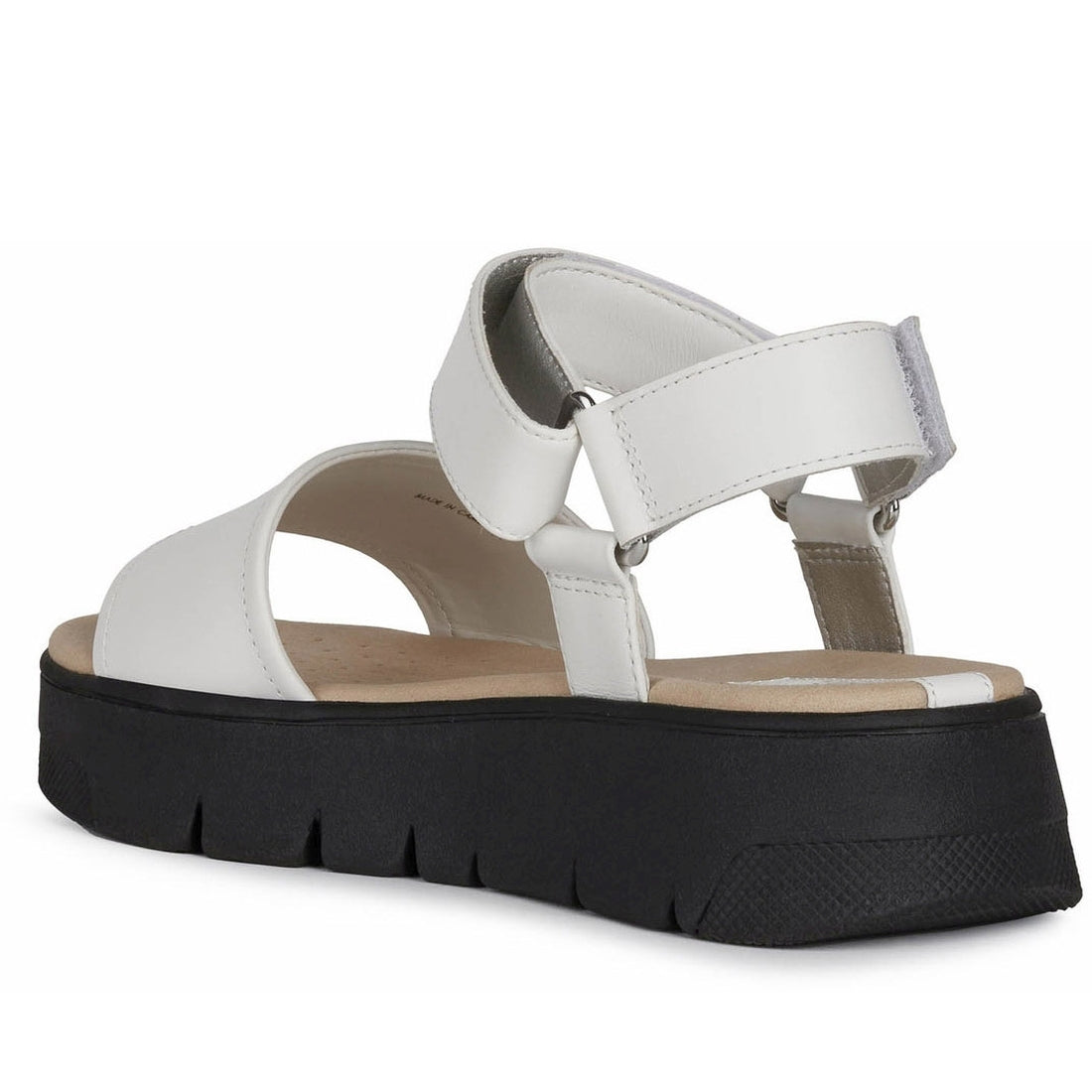 Geox Womens White dandra 40 sandals | Vilbury London