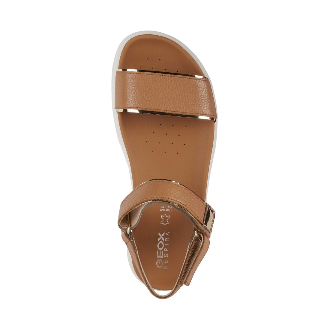 Geox Womens Camel Lt Gold xan2.1s sandals | Vilbury London