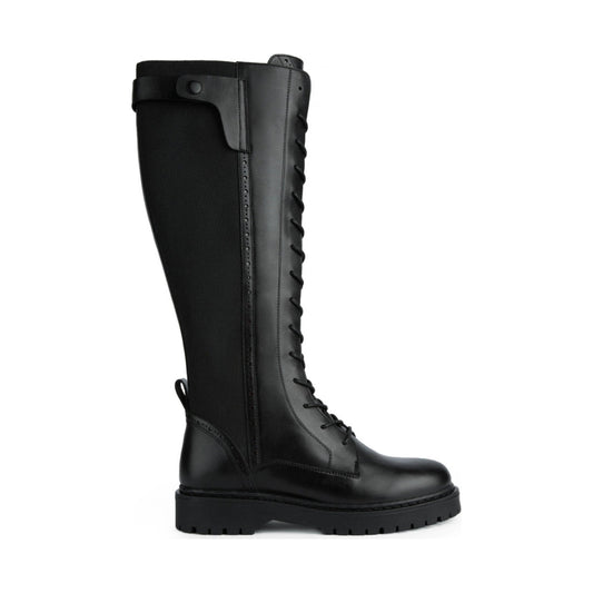Geox womens Black bleyze boots | Vilbury London