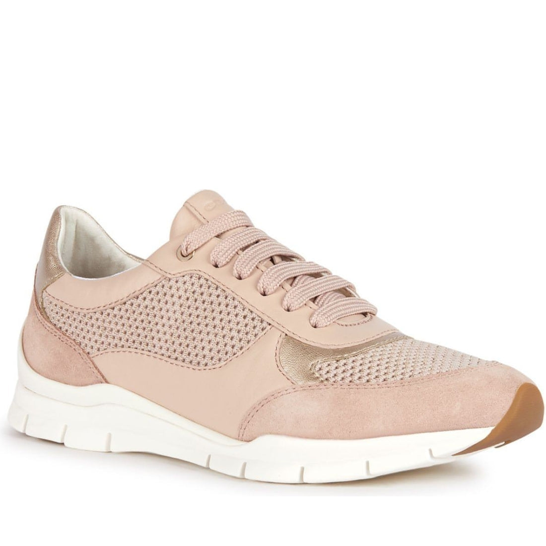 Geox womens nude sukie sport shoes | Vilbury London