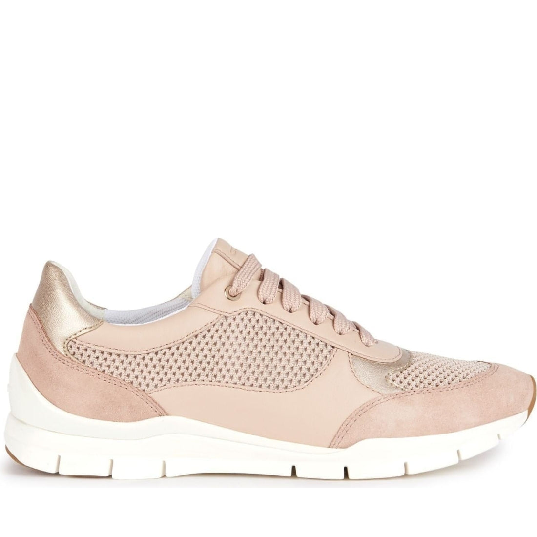 Geox womens nude sukie sport shoes | Vilbury London