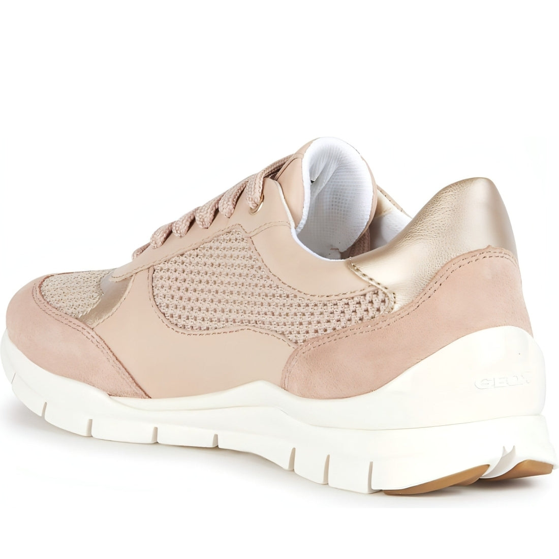 Geox womens nude sukie sport shoes | Vilbury London