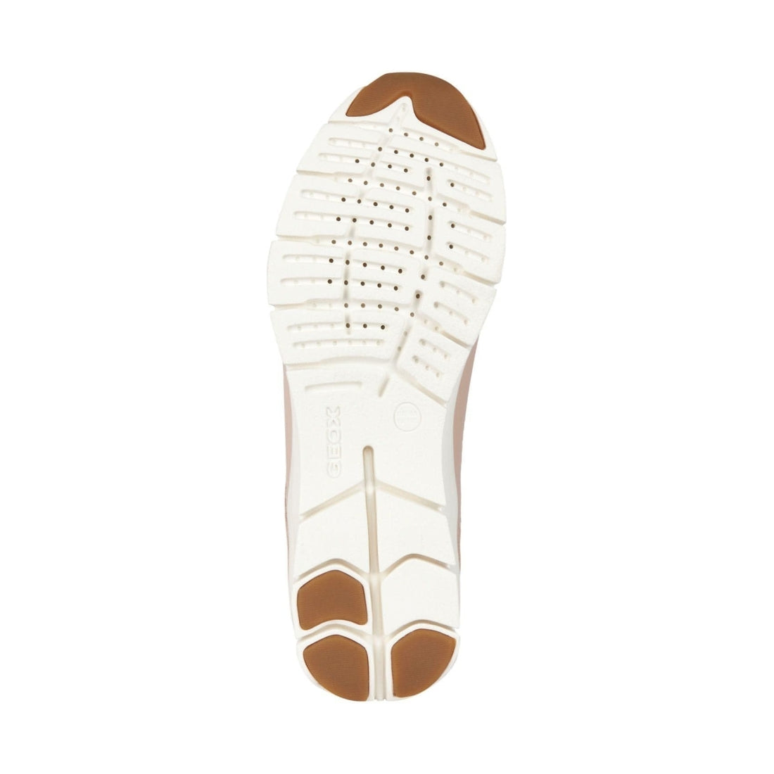 Geox womens nude sukie sport shoes | Vilbury London