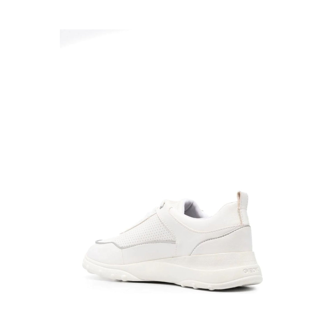 Geox womens off white alleniee sport shoes | Vilbury London