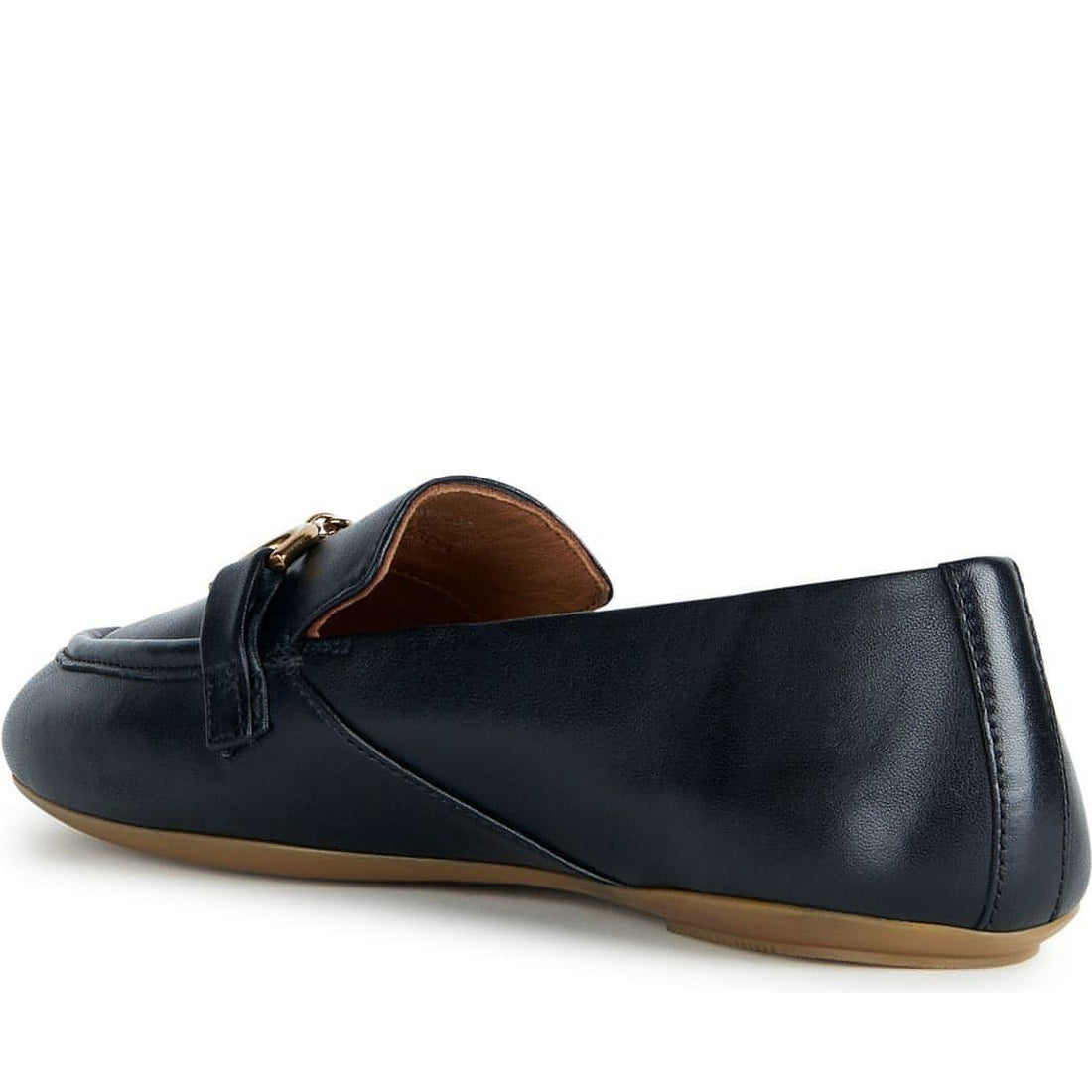 Geox womens black palmaria moccasins | Vilbury London