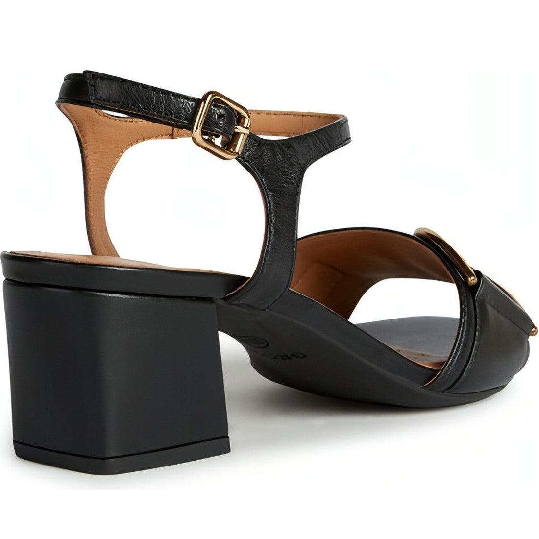 Geox womens black new eraklia 50 sandals | Vilbury London