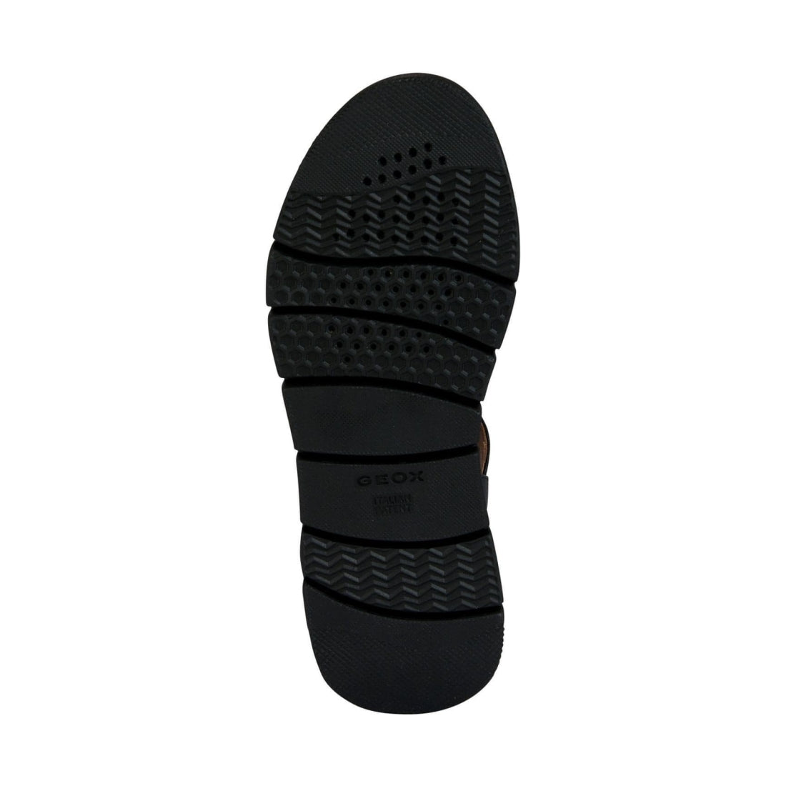 Geox womens black dandra 40 sandals | Vilbury London