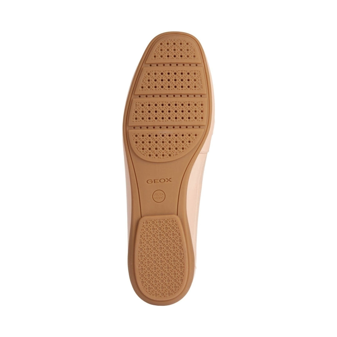 Geox womens nude annytah moccasins | Vilbury London