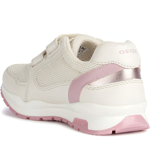 Geox girls ivory pavel sport shoes | Vilbury London