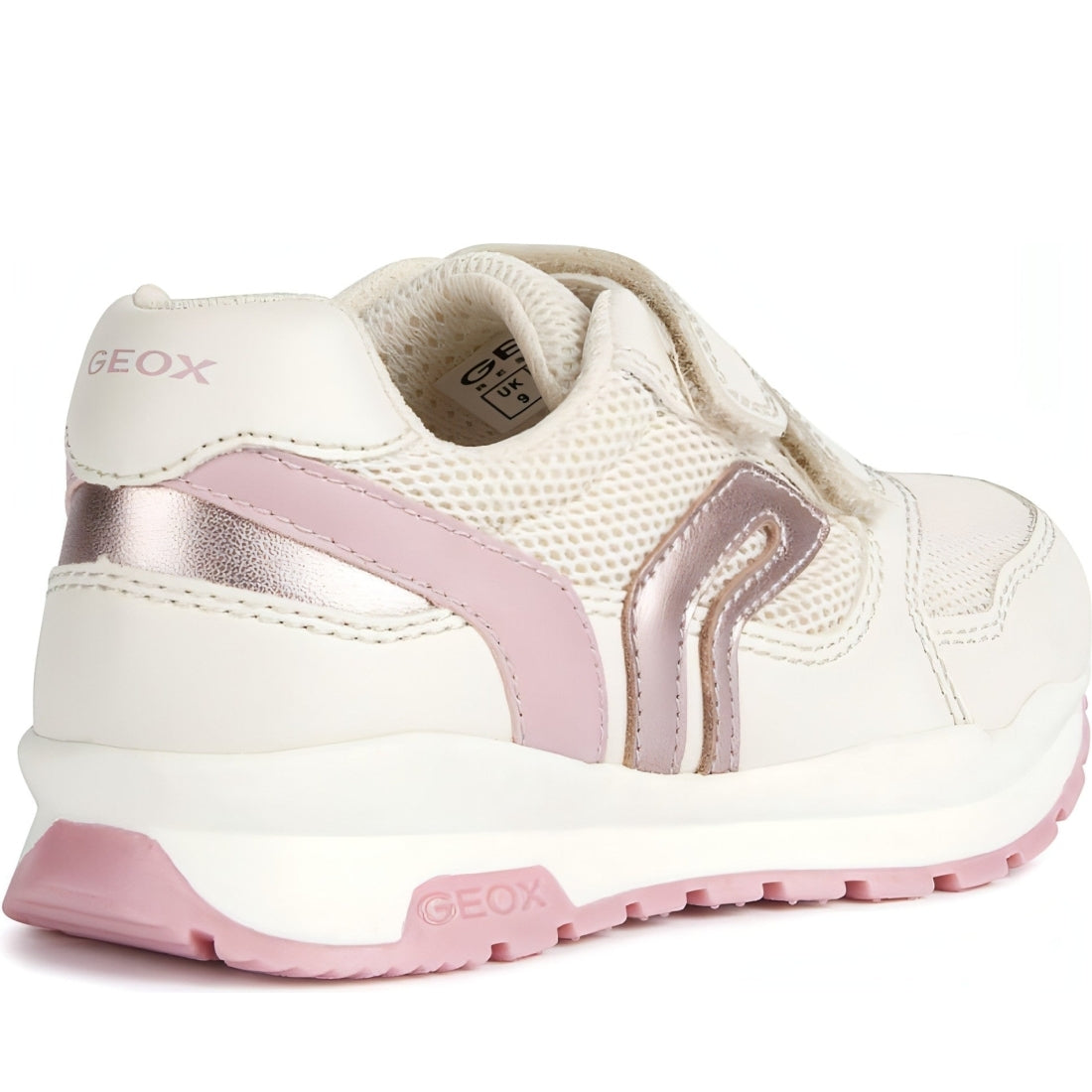 Geox girls ivory pavel sport shoes | Vilbury London