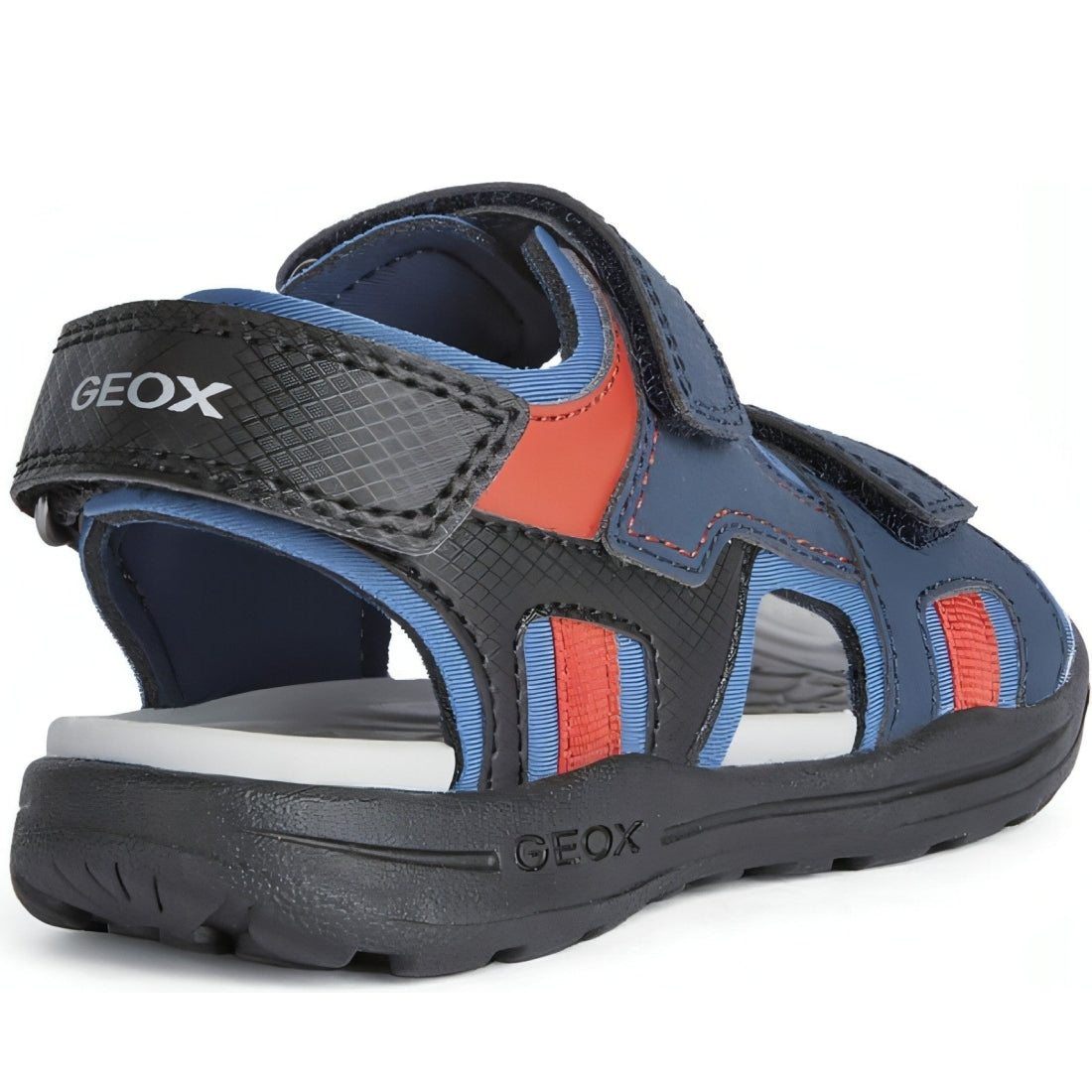 Geox boys navy, dk blue vaniett sandals | Vilbury London