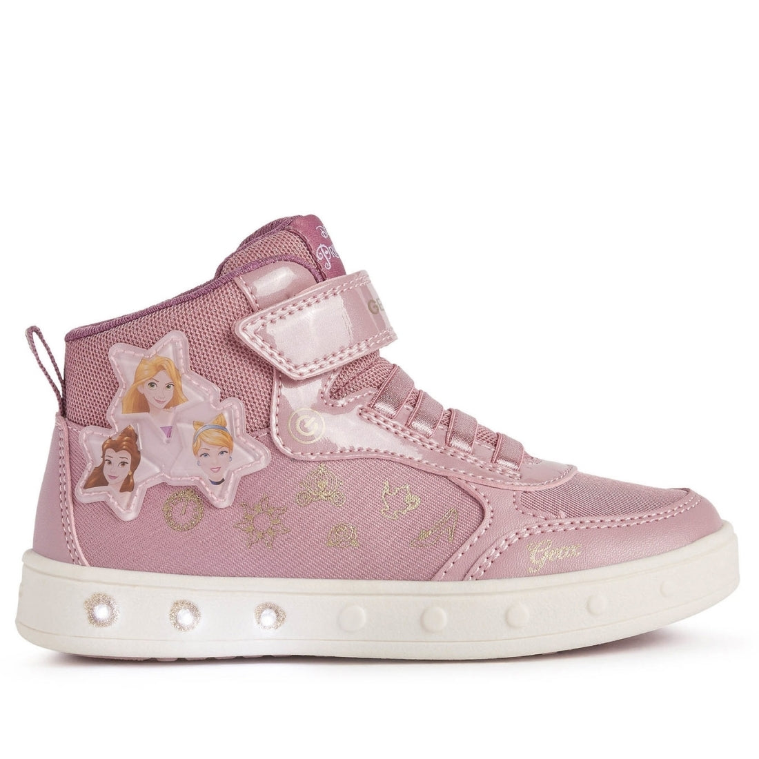 Geox Girls Pink skylin shoes | Vilbury London