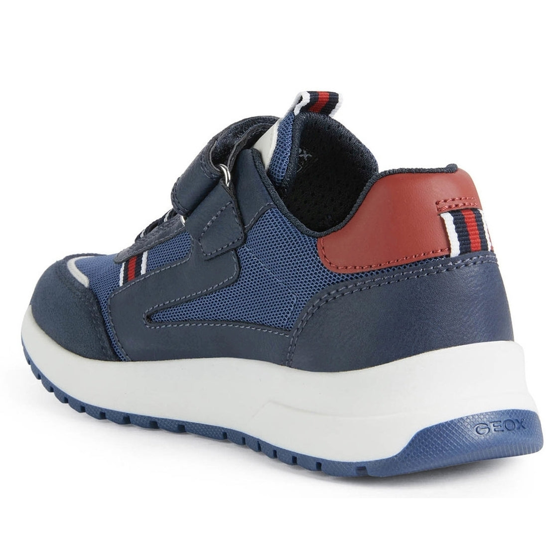 Geox Boys Navy Red briezee shoes | Vilbury London