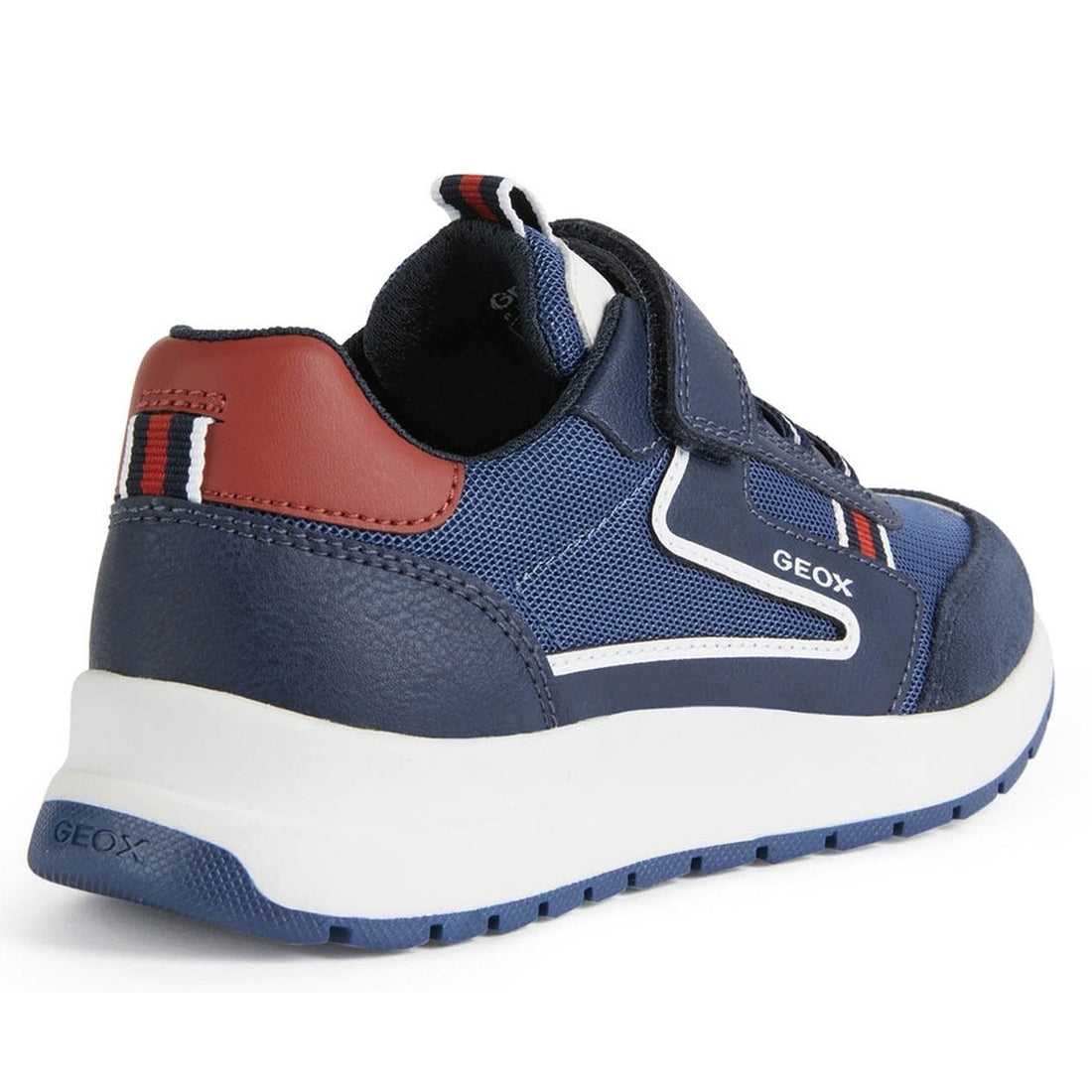 Geox Boys Navy Red briezee shoes | Vilbury London