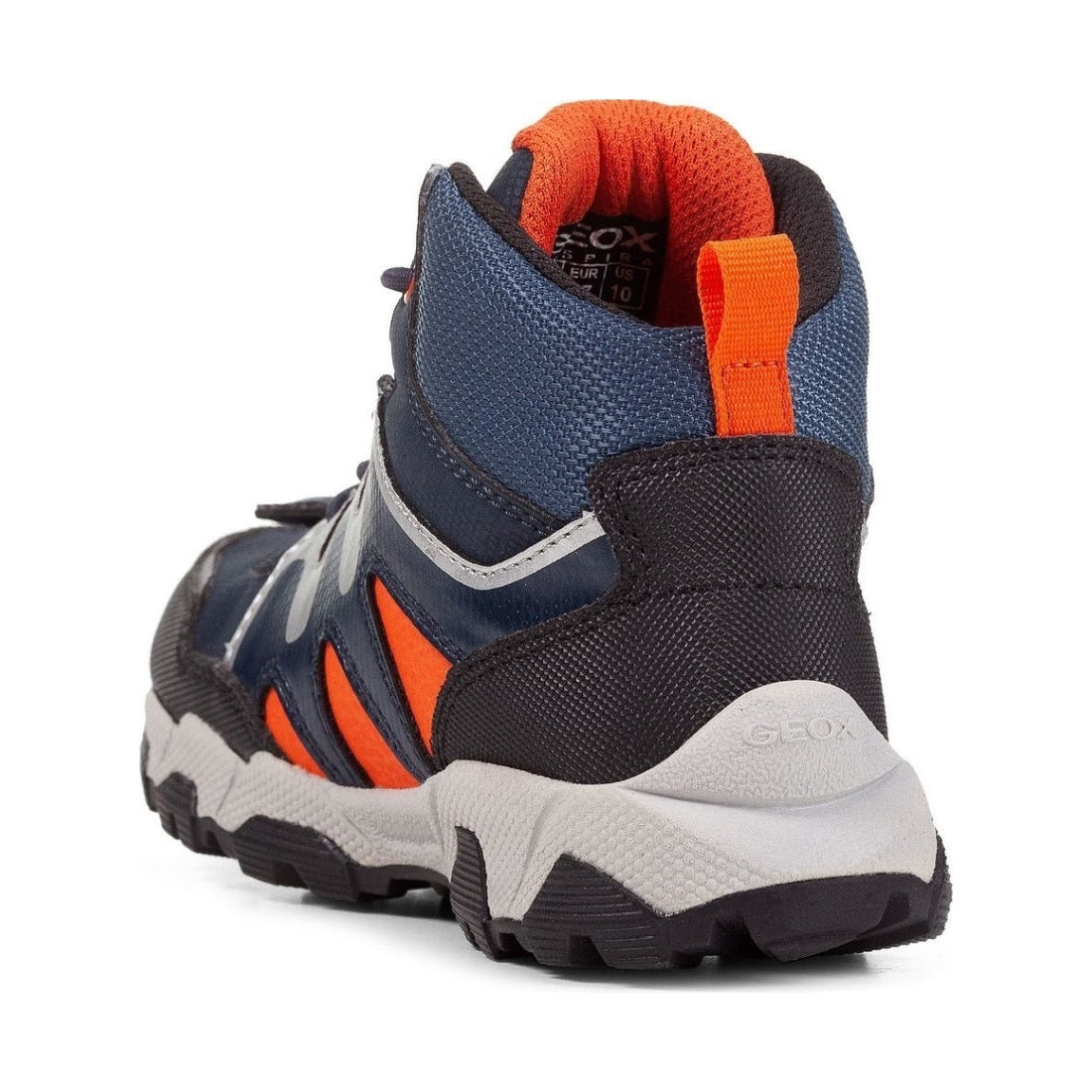 Geox boys Navy Orange magnetar abx booties | Vilbury London