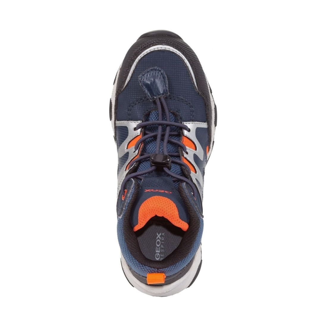 Geox boys Navy Orange magnetar abx booties | Vilbury London