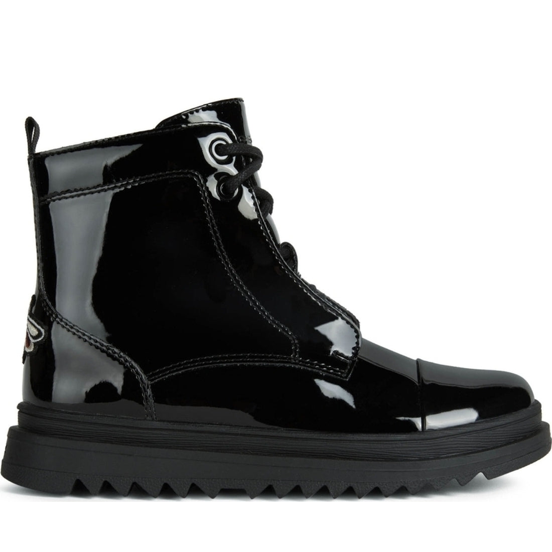 Geox girls Black gillyjaw booties | Vilbury London