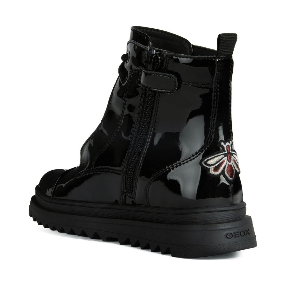 Geox girls Black gillyjaw booties | Vilbury London