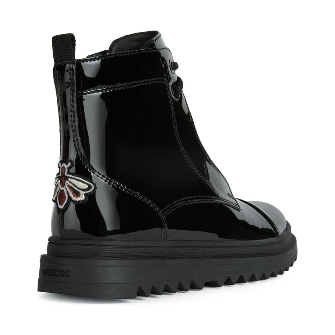 Geox girls Black gillyjaw booties | Vilbury London