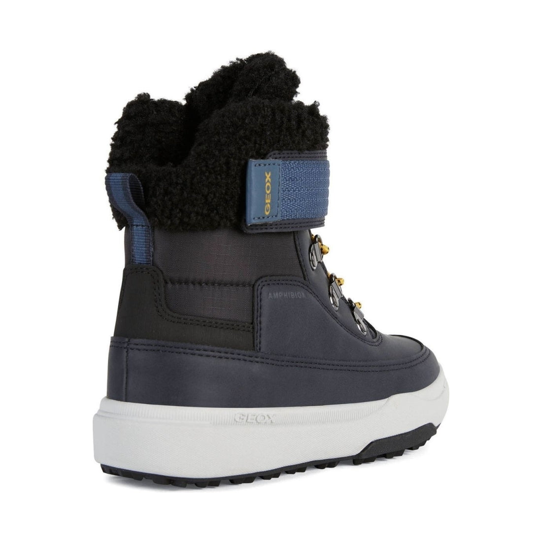 Geox boys Navy Black bunshee pg a booties | Vilbury London