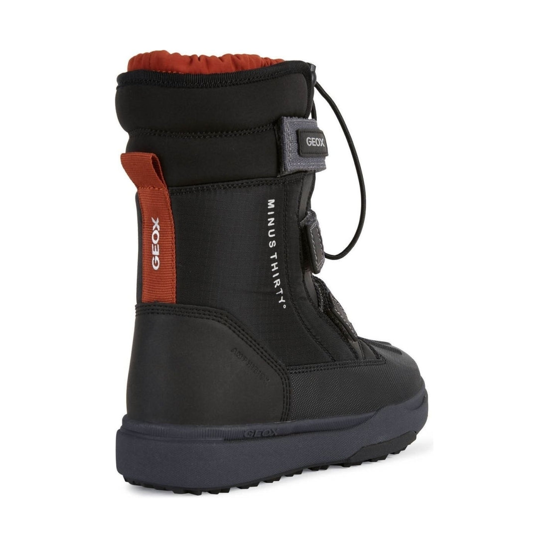 Geox boys Black Rust bunshee pg a booties | Vilbury London