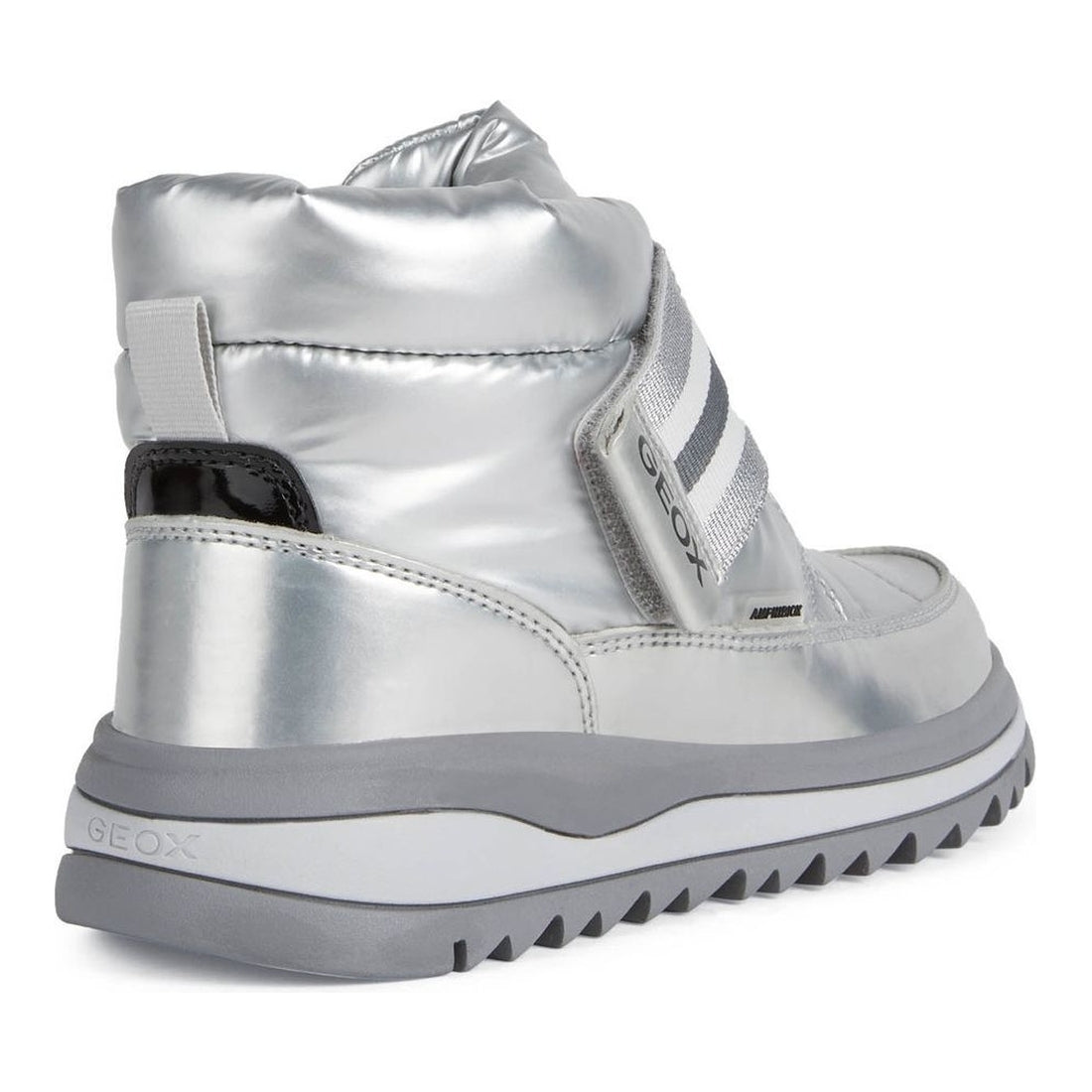 Geox girls Silver adelhide ab booties | Vilbury London