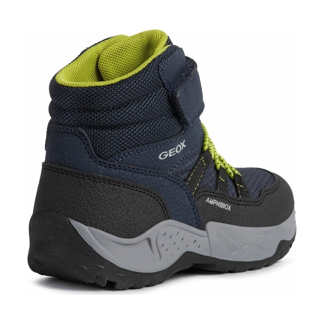 Geox boys Navy Lime sentiero abx booties | Vilbury London