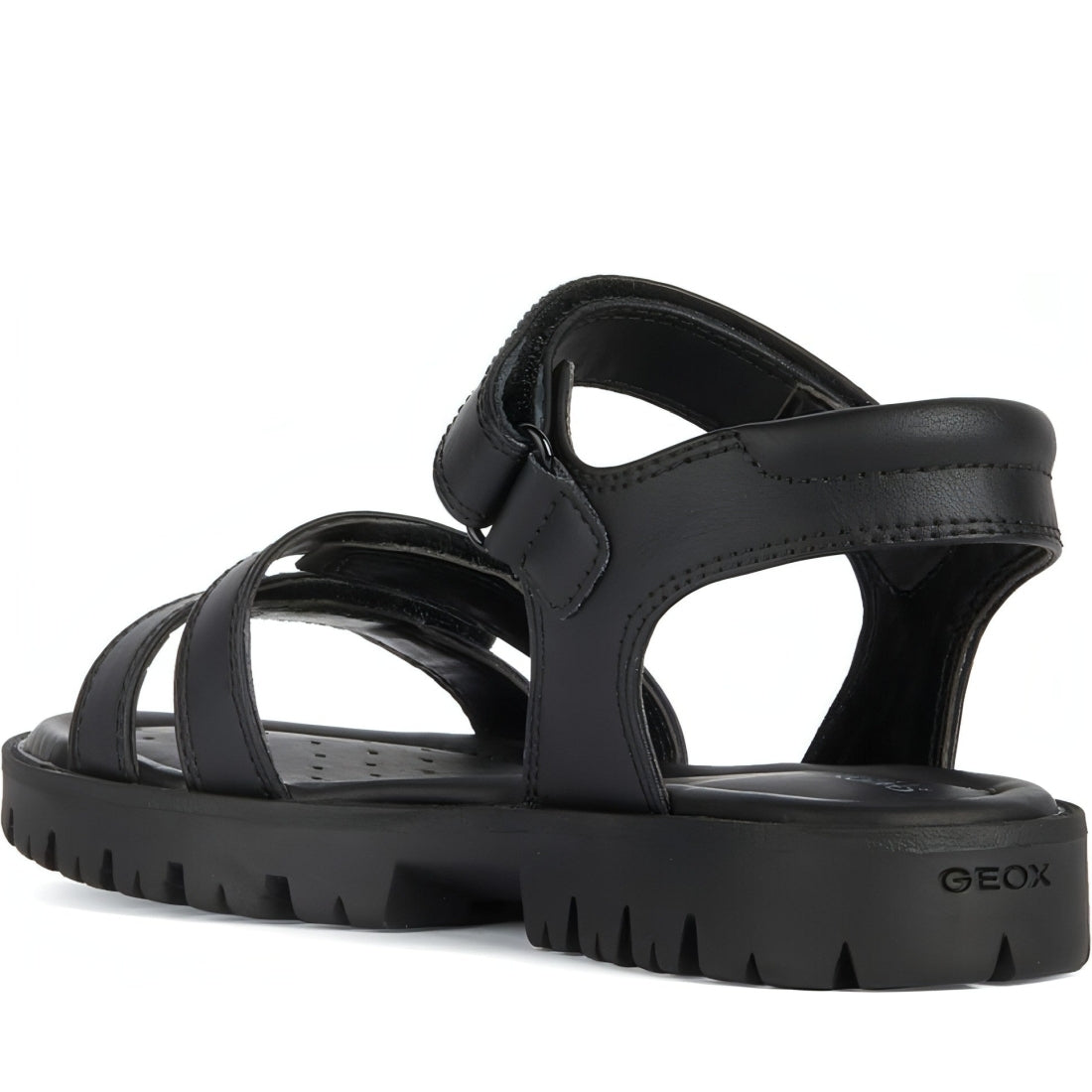 Geox girls black sandals starblush | Vilbury London