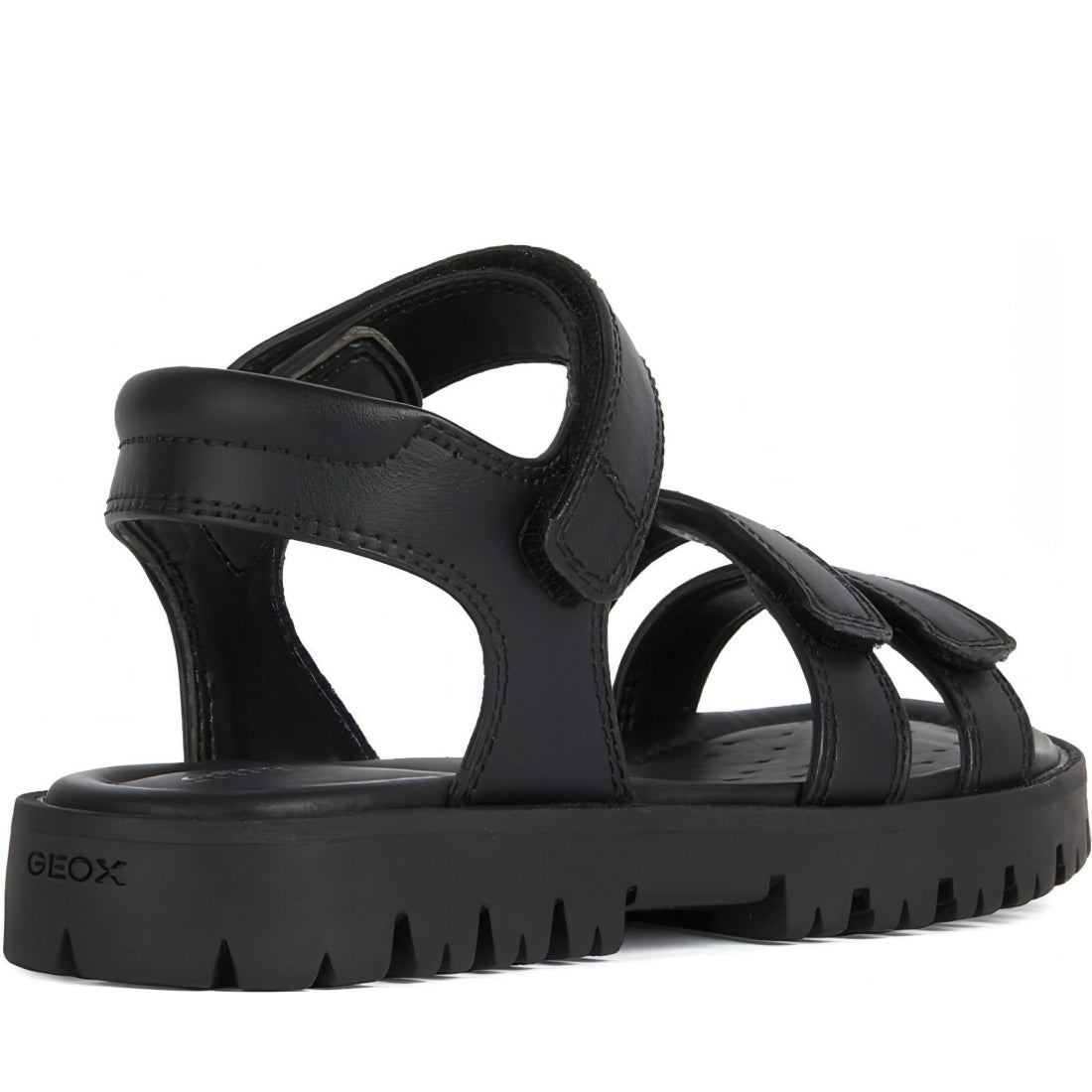 Geox girls black sandals starblush | Vilbury London