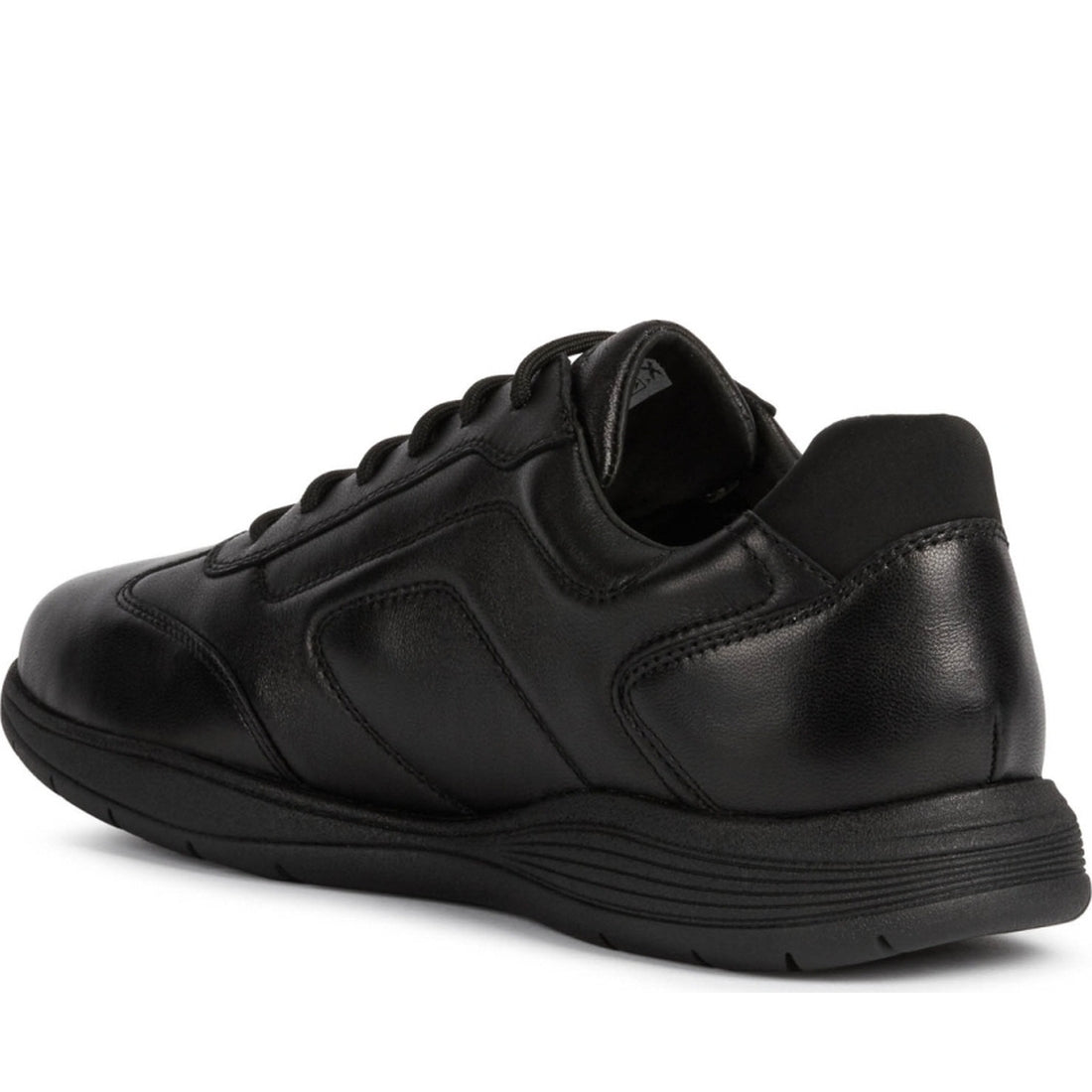 Geox mens Black spherica ec2 sport shoe | Vilbury London