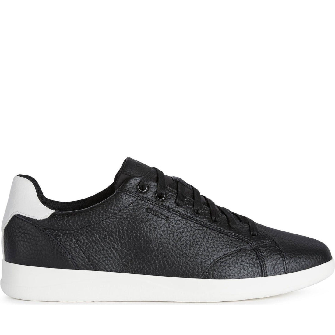 Geox mens black kennet sport shoes | Vilbury London