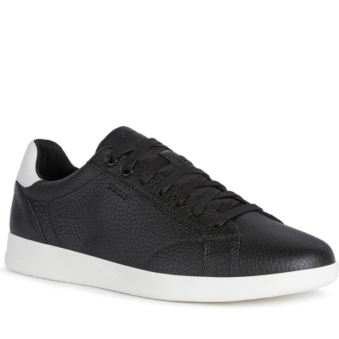 Geox mens black kennet sport shoes | Vilbury London